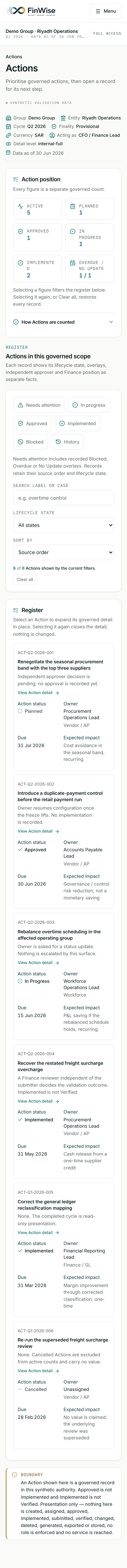Governed actions · Mobile source